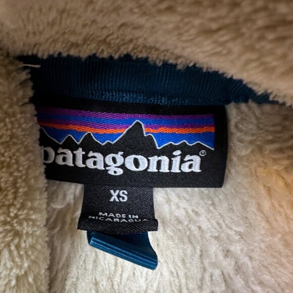 Patagonia Women's Re-Tool Snap-T Pullover Jacket Khaki & Blue X-Small - Gorpcore - Picture 2 of 5